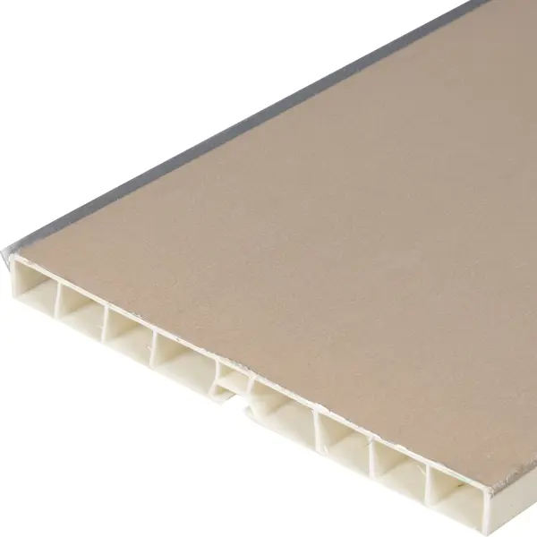 Цоколь для кухни Delinia 240x10 см ПВХ цвет топо