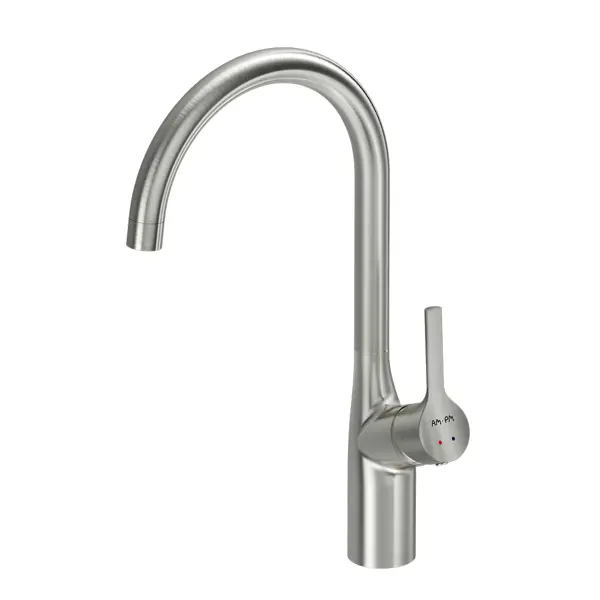 Смеситель для кухни Am pm Spike цвет общая высота 38 см сатин