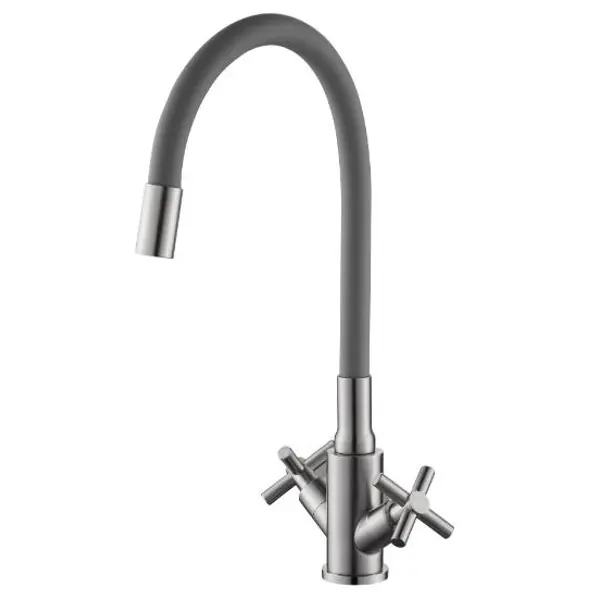 Смеситель для кухни Esko Capela CP519GR общая высота 40 см цвет серый