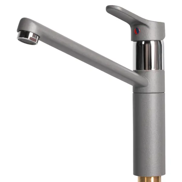 Смеситель для кухни Vidima Scorpio общая высота 20.7 см цвет серый