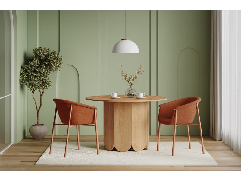 Обеденная группа Клифорд 120 Древесный натуральный