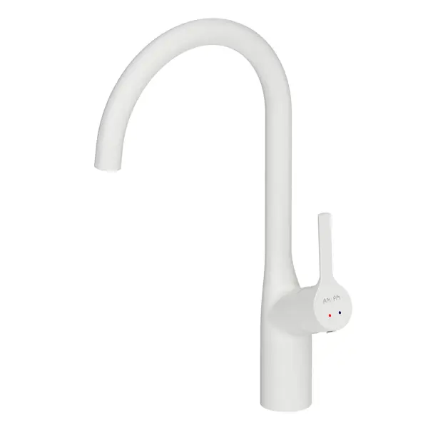 Смеситель для кухни Am pm Spike цвет общая высота 38 см белый