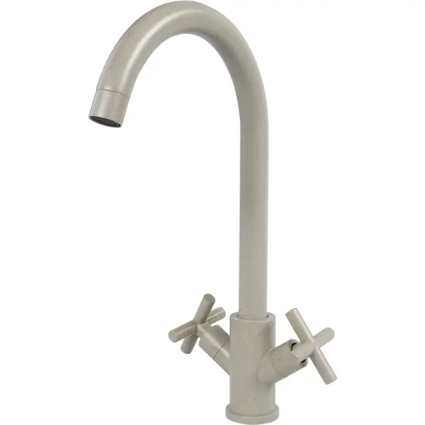 Смеситель для кухни Орель общая высота 34 см цвет бежевый