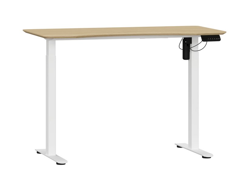 Стол Картер 120x60 Древесный натуральный/Белый